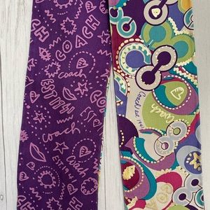 Coach Multicolored Bag Scarf